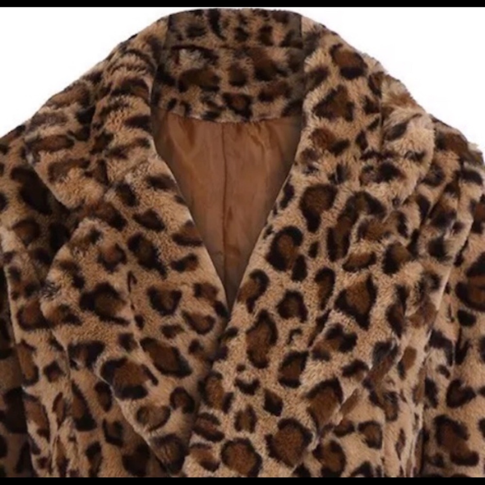 💋CATWALK”💋Factory Second💋Leopard Print Coat - Picture 6 of 8